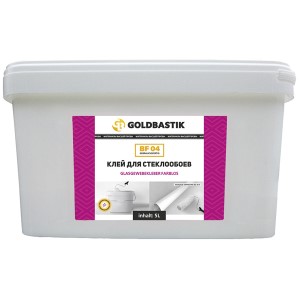 Клей для стеклообоев GOLDBASTIK BF 04, 5 л Клей для стеклообоев GOLDBASTIK BF 04, 5 л
