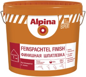 Шпатлёвка белая, В П 1 Д Alpina EXPERT Feinspachtel Finish  4,5 кг