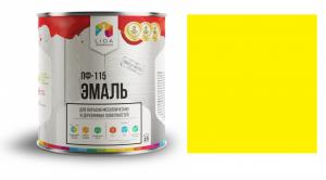 Эмаль ПФ-115 ЖЕЛТАЯ LIDA М.Ф. 2кг (1шт=0,002т.)