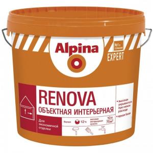 Краска ВД-АК белая Alpina EXPERT Renova 10л/16,4кг