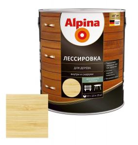 Alpina Лессировка для дерева шелковисто-матовая сосна (алкидное) 0,75 л