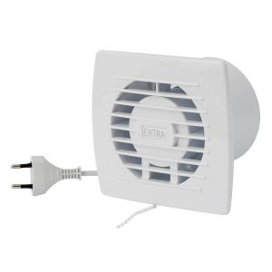Вентилятор бытовой Е150WP белый с проводом и выключателем