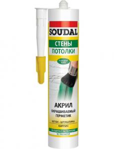 Герметик акриловый окрашиваемый 