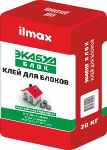 Растворная смесь кладочная  "Экабуд Блок" 20кг