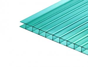 Сотовый поликарбонат Master 6,0*2100*6000мм (бирюза) 0,77кг/м2
