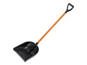 Лопата снеговая пластм. 410х460мм со стальн. черенком STARTUL MASTER ST9056-2