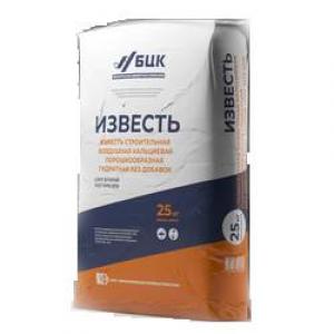 Известь стр. гидр б/доб. 2 сорта, тар. в б/м 25кг