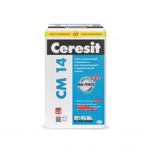 Ceresit/CM 14/Растворная сухая облиц. смесь д/керам плит. грэса на деформир основ. 25 к