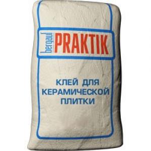 Клей усиленный для керамической плитки Bergauf Praktik, 30 кг