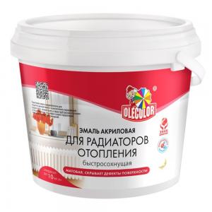 Эмаль акриловая для радиаторов 1 кг OLECOLOR