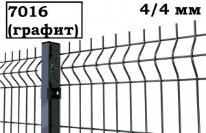 Евроограждение В-1,53, Ш-2,5м, RAL7016 Medium 4/4