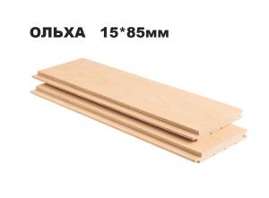Вагонка (ОЛЬХА) м/л 1 сорт 15*85*2400