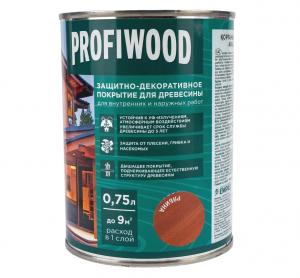 Защитно-декоративное покрытие для древесины PROFIWOOD рябина 0.75л/0.7 кг