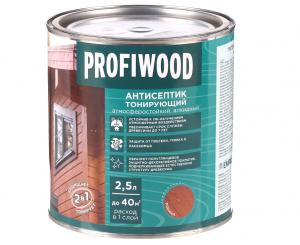 Защитно-декоративное покрытие для древесины PROFIWOOD рябина 2.5л / 2.3кг