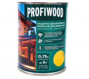 Защитно-декоративное покрытие для древесины PROFIWOOD сосна 0.75л/0.7 кг
