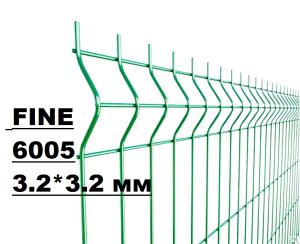 Евроограждение В-1,73, Ш-2,5м, RAL6005 Fine 235*60мм, 3,2/3,2 Евроограждение В-1,73, Ш-2,5м, RAL6005 Fine 235*60мм, 3,2/3,2